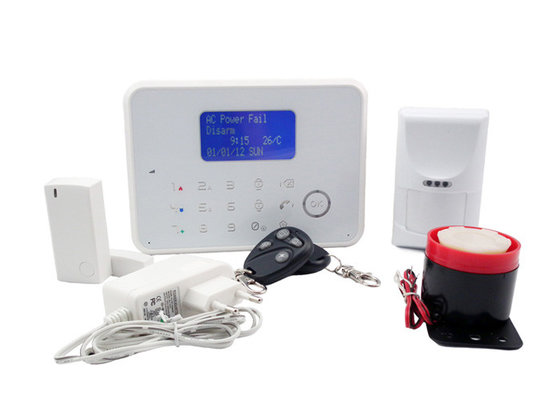 China Home Intrusion GSM Home Alarm System Operated GSM and PSTN supplier