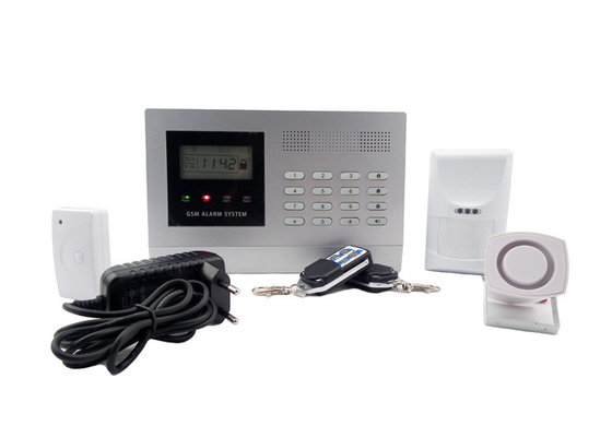 China Built-in Calendar Clock Security Home Alarm System With 8 wired + 99 wireless zones supplier