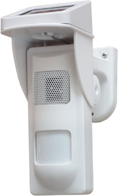 China Outdoor Pet Immunity PIR Voice Alarm Motion Detectors With Solar Power supplier