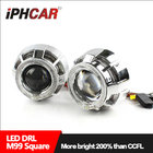 IPHCAR 35W 12V hid bulb H1 2.5 inch hid bi xenon projector lens double angel eyes projector lens for car