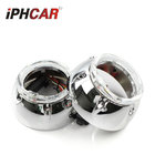 Bixenon Projector Lens Shrouds Cover For 3.0inch 2.5 Inch H1 H4 H7 H4 Lens With Angel Eyes LED Halo Ring For BMW