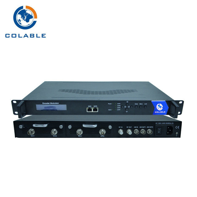 4 HD SDI To QAM DVB C Encoder Modulator , H 264 SDI To RF Hd Encodulator supplier