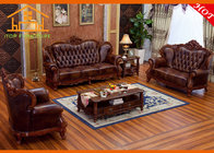 Classic European hand carved living room furniture solid wood carving antique furniture factory price living room sofa