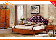 antique French style Wood carving smart Arabic style Latest double Factory Directly Supply bedroom furniture set