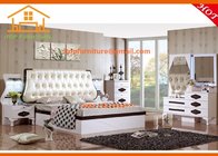 Classic italian provincial antique hotel new white carved model mdf bedroom furniture sets for middle east