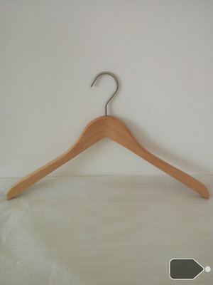 China Top Selling Hotel T  Shirt natural Wooden Hanger with Natural Color supplier