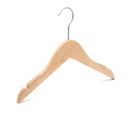 China Wholesale metal hook clothes wood hanger supplier