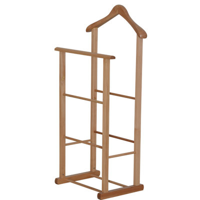 China Factory Supplier Wooden Clothes Rack Stand High Quality Katus Or OEM Style for Hotel supplier
