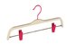 Luxury Extra Wide Shoulder Wooden Suits Hanger with Skirt Clips supplier