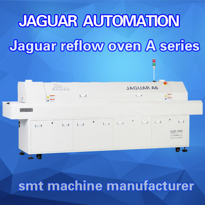 Lead Free Reflow soldering machine with 6 Zones Length of heating zones 2400mm