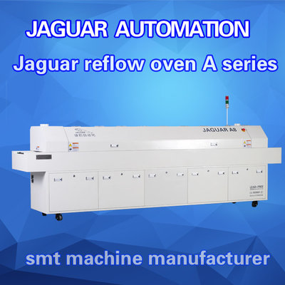 Eight zones Economical JAGUAR A8 Reflow Soldering Machine