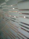 curved glass,acid etched & treated glass,shower enclosures, office partions, frosted glass, silkscreen glass 96"x130"
