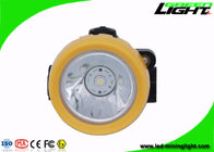 Rechargeable Safety Mining Cap Lamp with Lithium Battery 2.2Ah, All In One Miners Lights for Hard Hats