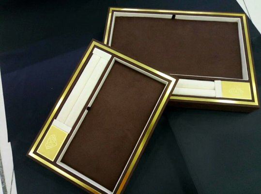 China Multifunctional Diamond Jewelry Storage Trays Rectangle Shaped For Gifts Packaging supplier