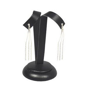 China Custom Earring Display Holder Shop Showcase Window Displays With Round Basement supplier