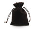 Luxury Suede Drawstring Jewelry Pouch Pantone Color With Embroidery Logo supplier