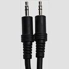 Stereo Audio Cable, 3.5mm Stereo Male Straight Plug to 3.5mm Stereo Male Right Angle Plug