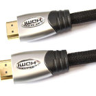 High Speed Braid round 4K HDMI Cable with Ethernet black / red mold 2.0 3D