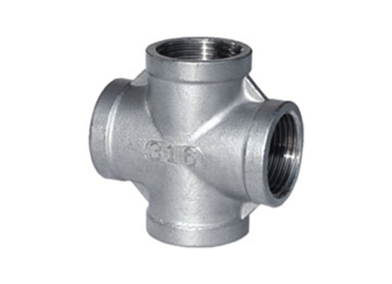 China CROSS Stainless Steel Thread Cross price Threaded Fittings supplier
