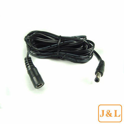 China 2.1mm x 5.5mm DC Plug Extension Cable for Power  Adapter supplier
