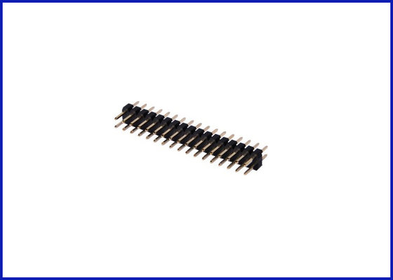 China Pitch2.54mm  Header Connector black 34P H5.7T PC2.8 PA4.0 Black Gold-plated Environmental protection supplier