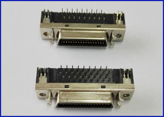 China SCSI 36P Socket Connector metal hood Brass material waterproof supplier