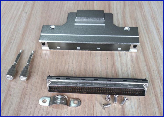 China SCSI 100P male wire-type metal shell with SR line card industrial servo connector supplier