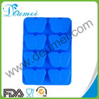High Quality Blue Color 8-Butterfly Shaped Silicone Baking Cake Mold Puddings Mould