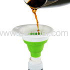 Wholesale Eco-friendly FDA Collapsible Silicone Funnel Expandable Small Funnel OEM Design