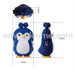 New Arrive 3D Penguin Silicone Coin Bag /Silicon Coin Purse for Christmas Promotions