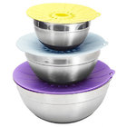 4 Pack Reusable Airtight Seal Silicone Suction Lids For Bowls,Pots,Cups