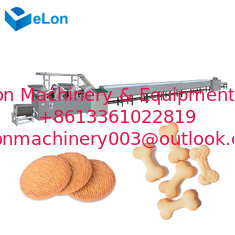 China Full automatic soft and hard biscuit production line dog bone biscuit machine production line supplier