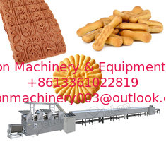 China Full automatic soft and hard biscuit production line high efficiency biscuit processing integrated machines equipment supplier