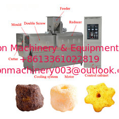 China Rice crackers core filled puffed corn rings balls snacks machine production line supplier