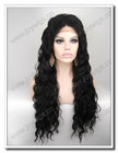180% density 24 inch 1# High quality deep wave malaysian virgin hair full lace wig wholesale