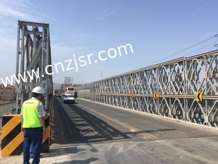 China Galvanized Steel bailey bridge ,ZB200 ,Double Lane,ASTM Standard supplier