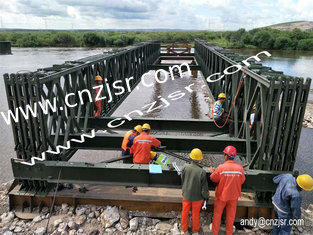 China Steel Bailey Bridge,Painted, ZB321 model / Compact 100,9~60m supplier