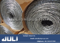 500mm diameter galvanized flat wrapped razor wire, flat wrap razor wire, flat wrap concertian razor wire
