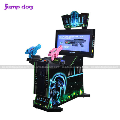 China Cheap Arcade Gun Shooting Aliens Shooting Simulator Game Machine for sale supplier