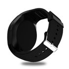 Bluetooth black sliver Y1 round Smart Watch Support Nano SIM Card and TF Card Wearable Device