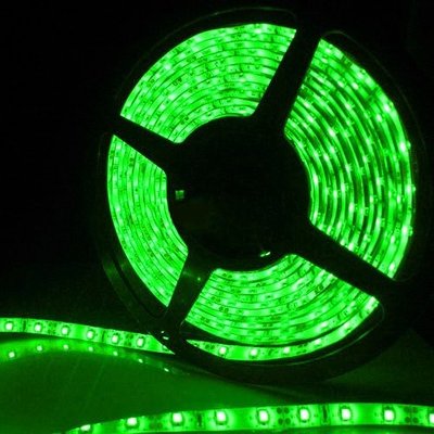 China 5m SMD 5050 Waterproof Green LED Strip Light supplier