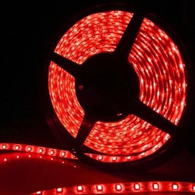 China SMD 5050 Waterproof Flexible Red LED Flash Strip Light supplier