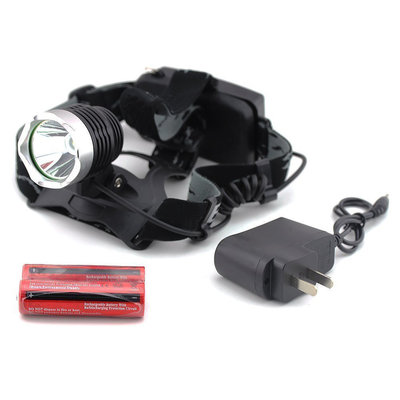 China 3 Mode 1600lm Waterproof LED Headlight supplier