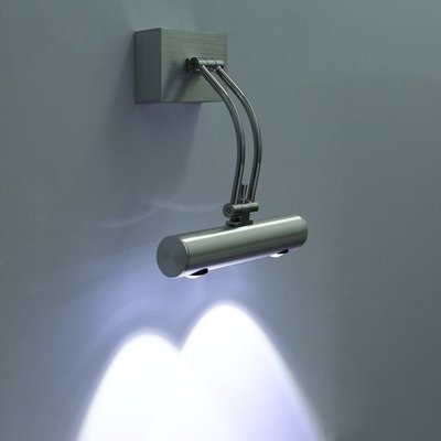 China Modern Brushed Steel Adjustable Swing Arm LED Wall Light supplier