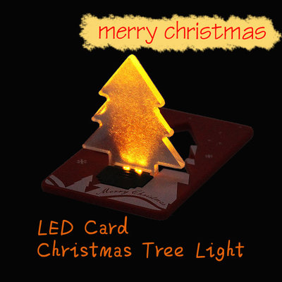 China Christmas Decoration Pocket Folding Xmas Tree Shape LED Light supplier