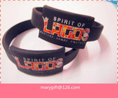 Most Popular Advertising Spirit Silicone Band with CMYK printing