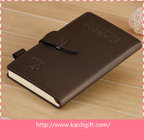 Customized design uesd widely PU leather cover notebook