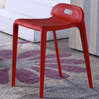 pp low back stackable chair plastic