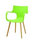 leisure life colorful plastic armrest plastic chair