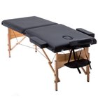 3 Fold Portable Massage Table Facial SPA Bed Tattoo w/Free Carry Case Black